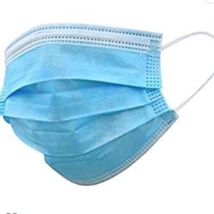 50-pack Blue Disposable Surgical Mask NWT
